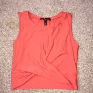 Rusty orange crop top